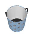 thumbnail image 3 of Kll French Bulldog2 Waterproof Foldable Laundry Hamper Bucket With Handles For Storage Bin,Kids Room,Home Organizer (Medium), 3 of 8