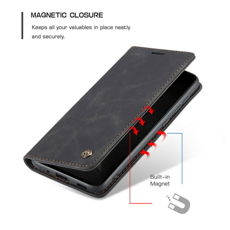 for Samsung S20 FE Case, Galaxy S20 FE 5G Case Wallet Case with Card Holder  Premium PU Leather Magnetic Closure Protective Back Flip Phone Case for