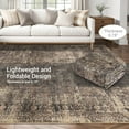thumbnail image 5 of FairOnly 10'x13'Oriental Distressed Area Rug Machine Washable Non Slip Vintage Soft Indoor Floor Cover for Living Room Bedroom Office Study Room,Red Brown, 5 of 7