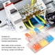 thumbnail image 3 of Conector de cable eléctrico 5 piezas de contacto de cobre rojo 3 en 6 salidas Conector de empalme de cableado rápido para 05-6 mm² ANGGREK Otros, 3 of 8