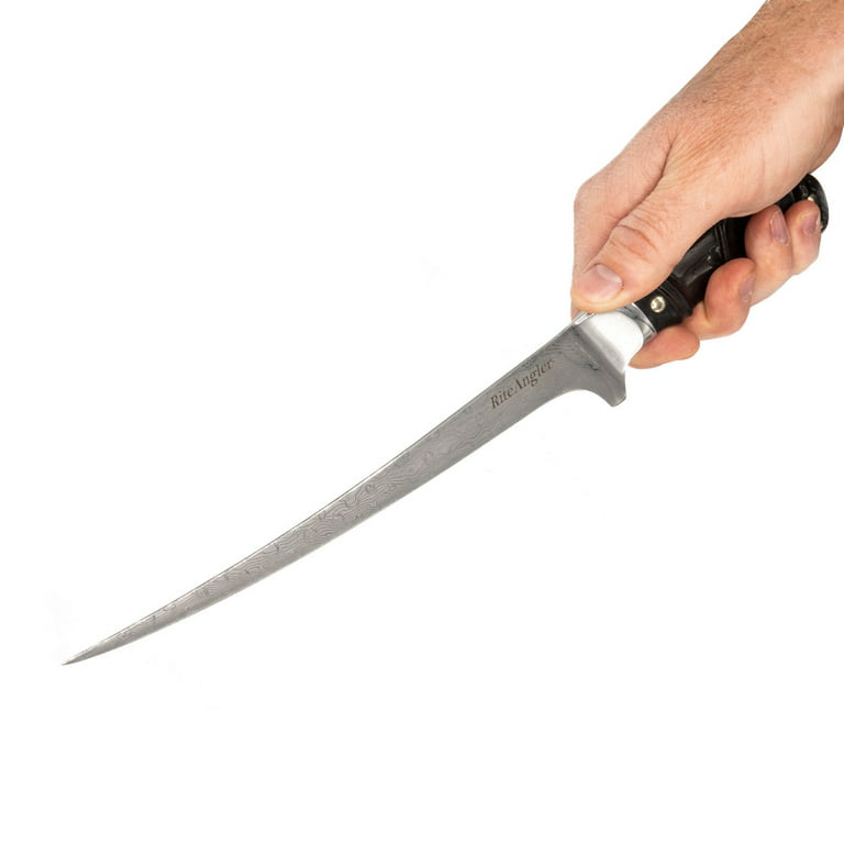 Rite Angler 8” Premium Damascus Steel Fillet and Boning Knife