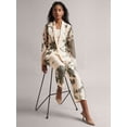 thumbnail image 2 of Zaccai Women's Cream Organza Floral Regular Co-ord Set, 2 of 6