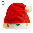 thumbnail image 1 of Christmas Elements Descorative Cap Cute Cartoon Hat Xmas Gift for Adult Kid New, 1 of 3