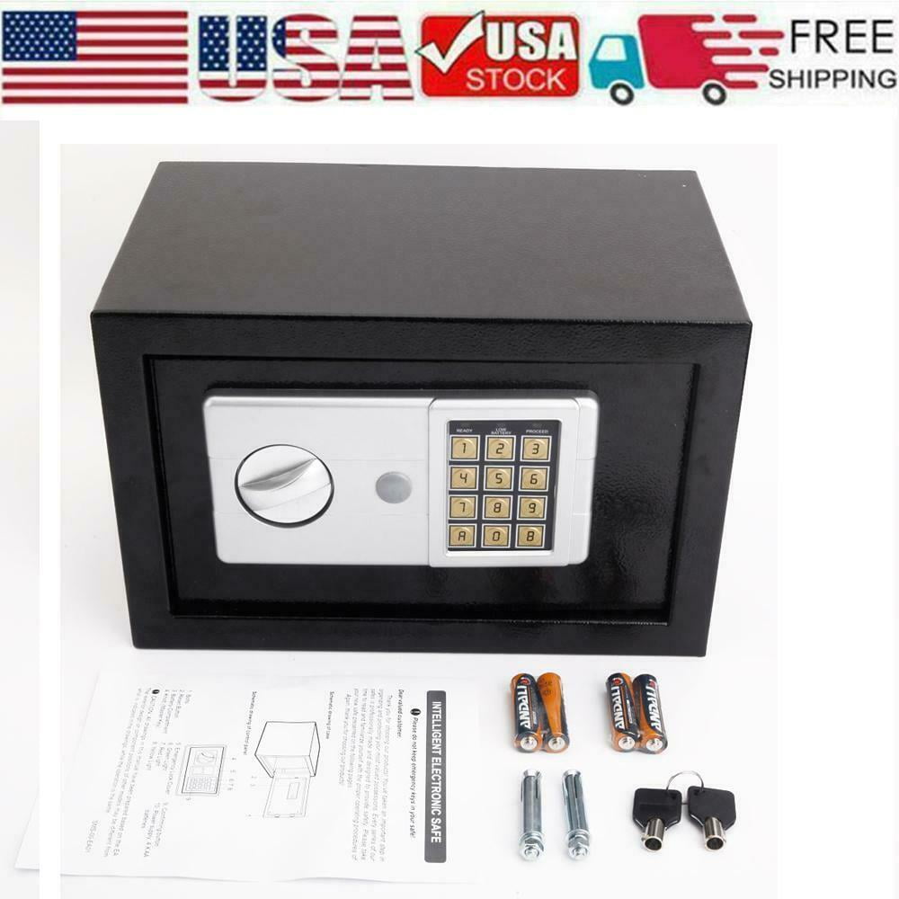Details about   Safe Security Box Keypad Lock Small Digital Wall Jewelry Gun Cash Electronic 