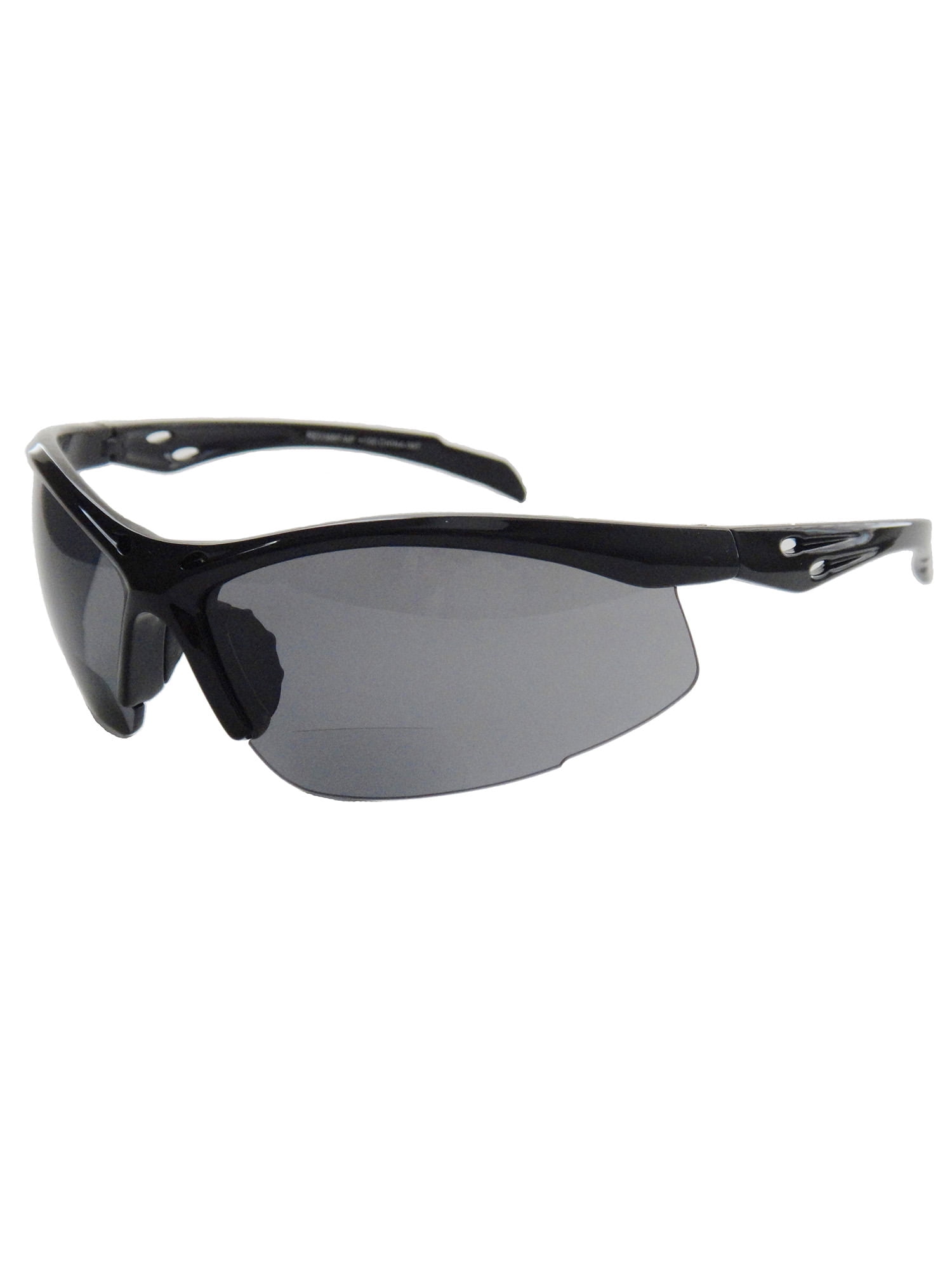 BIFOCAL READING SAFETY SUN GLASSES BLACK +1.50