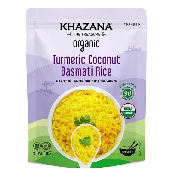 Khazana Oragnic RTE Turmeric Coconut Rice