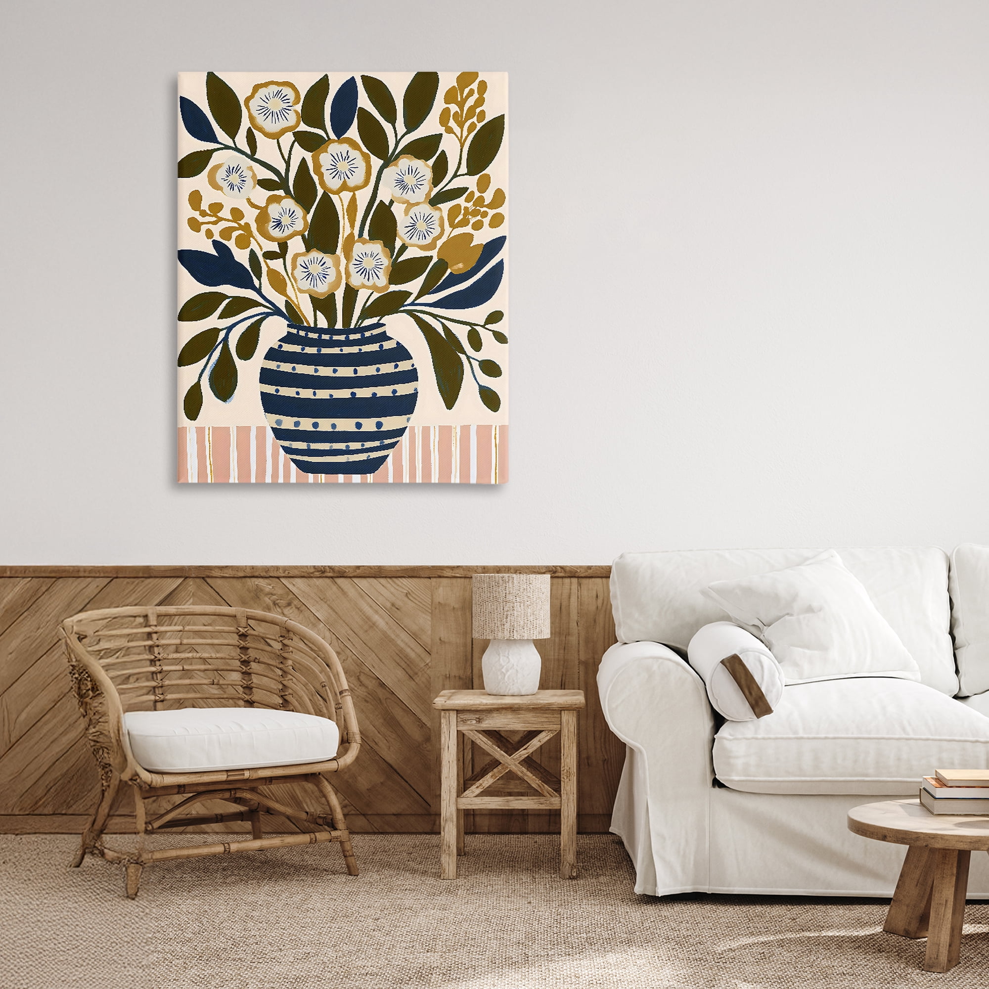 Stupell Industries Wild Bloom Boho Arrangement Canvas Wall Art, design by Creative Studio