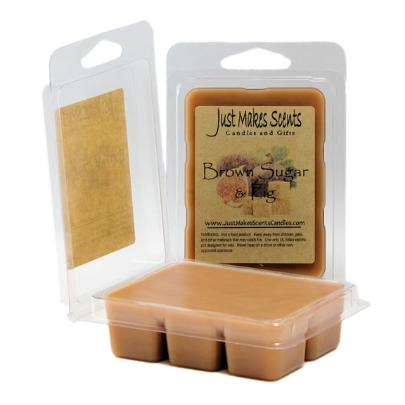 Brown Sugar and Fig 2 Pack Wax Melt -Just Makes Scents Candles and Gifts