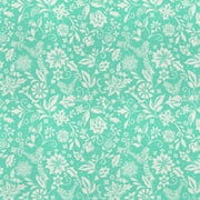 The Pioneer Woman 21" x 18" Cotton Maize Bird Toss Precut Sewing & Craft Fabric, Green