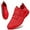 Red, variant on Womens Mens Running Shoes Tennis Sneakers Lightweight Gym Slip on Unisex Shoes Athletic Workout Walking Shoes