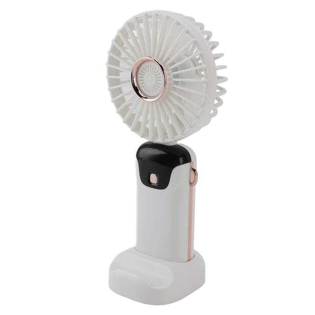 Mini Ventilador De Mano Base Portátil USB Recargable 5 Velocidades