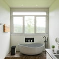 thumbnail image 3 of ALFI brand ABCO63TUB 63" Solid Concrete Gray Matte Oval Bathtub, 3 of 9