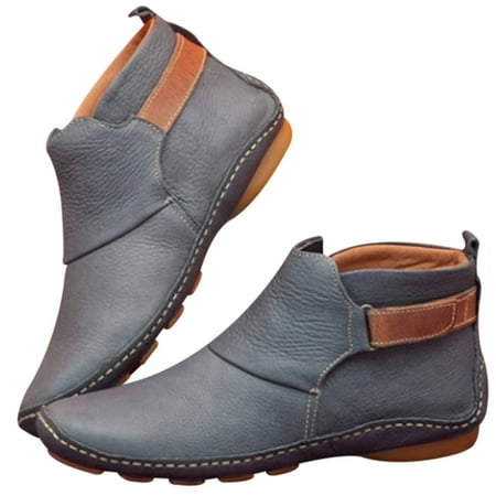 

Arch Support Unisex Boots Upgraded Version Slip Resistant Snow Boot Casual Fashion Flat Boots for Women Comfortable 41 Gray