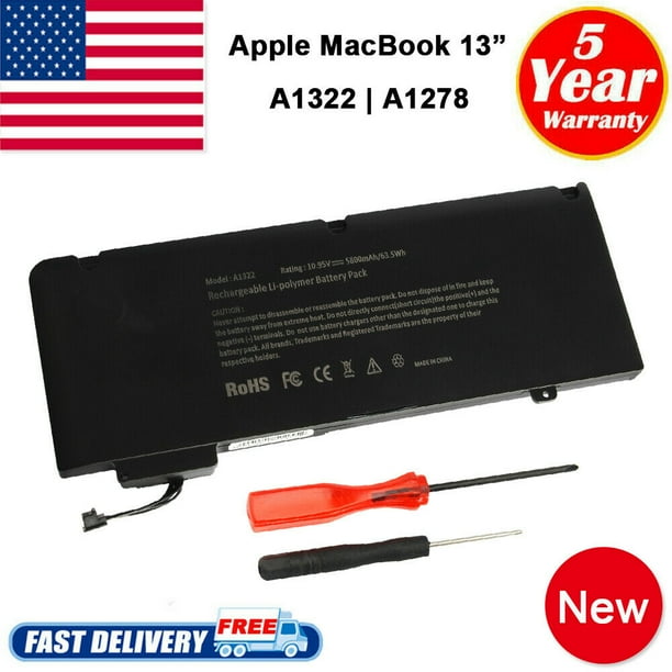 A1322 Battery For Apple Macbook Pro 13 Inch A1278 Mid 09 10 11 12 Mb991 Walmart Com Walmart Com