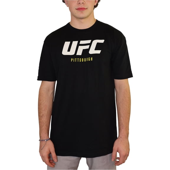 UFC Mens Rockhold Vs Branch Graphic T-Shirt, Black, Large