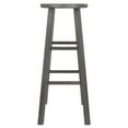 thumbnail image 4 of Winsome Ivy 29" Bar Stool Gray Finish, 4 of 5
