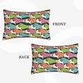 thumbnail image 3 of Binfone Lantern Koi Fish Standard Size Pillowcase, Long Staple Pure Cotton Envelope Closure Pillow Cover (Pillow core not included),14"x20", 3 of 7