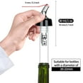 thumbnail image 4 of Automatic Measured Bottle Pourer - 1.5oz/45ml Quick Shot Spirit Measure Pourer Drinks Wine Cocktail Dispenser Home Bar Tools, 4 of 6