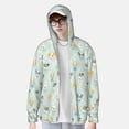 thumbnail image 4 of Daiia Different Breeds of Dogs UPF 50+ Sun Protection Hoodie Jacket Lightweight Long Sleeve Sun Shirt for Women Men with Pocket Hiking Outdoor-Small, 4 of 9