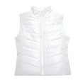 thumbnail image 4 of Gaexia Womens Vest Jacket,Commute Minimalist Stand Collar Quilted Vest Winter Outerwear Sleeveless Jacket for Women, 4 of 4