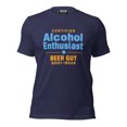 thumbnail image 1 of t-shirt Unisexe Passionné d'Alcool Certifié 1, 1 of 7