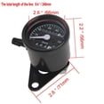 thumbnail image 2 of ALLTIMES Universal LCD Digital Motorcycle Odometer Speedometer Gauge Meter, 12V Black Screen, 2 of 6