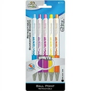 Write Dudes Glitz Series Retractable Ballpoint Pens, Assorted Barrels, 5pk