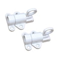 thumbnail image 1 of serony 2pcs/set Cabinet Pull Ring Spring Load Automatic Door Latch Hasp Lock White, 1 of 7