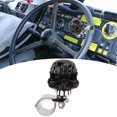 thumbnail image 4 of M Buder Perilla Giratoria Volante Coche Forma Calavera Mango Potencia Universal Autos Camiones Tractores Barcos Modificación Dirección (Negro, 17 cm / 6.7 in), 4 of 9