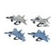 thumbnail image 4 of Modelo de 4 piezas Modelo de ensamblaje de bricolaje Kits de construcción de construcción de coleccionables Modelo de aviones para cafés de dormitorio, 4 of 8