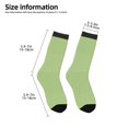 thumbnail image 2 of Fuzoiu Green Gingham Print Kids Socks For Boys Girls,Grip Crew Socks with Non Slip,Lightweight Stretch Crew Socks,Toddlers Crew Boot Socks, 2 of 5