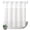 White, variant on No Hook Shower Curtain, Color Polka Dot Shower Curtains for Bathroom with See Through Top Window, Minimalist Modern Simple Geometric Waterproof & Washable Bath Curtain Stall 48"x72"