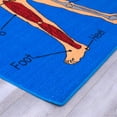thumbnail image 5 of Allstar Kids / Baby Room Area Rug. Human Anatomy: Learn All About the Human Body. Blue Color (3' 3" x 4' 10"), 5 of 7