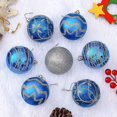 thumbnail image 4 of Bola de decoración para árbol de Navidad, adornos navideños, 6 cm, juego de 24 bolas navideñas pintadas a mano, 4 of 5