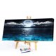 thumbnail image 2 of Wdftyju Mar Luna lienzo pintura sin marco pintura al óleo por números pared arte carteles imagen Wdftyju 6tk7qe7zv3ys2pk2, 2 of 9