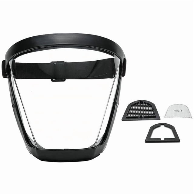 Face Shield, Clear Protective Full Face Shield, Transparent Face Shields, Eye Protection, Full Coverage Personal Protective Safety