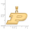 thumbnail image 2 of 925 Sterling Silver With GP LogoArt Purdue Small Pendant; for Adults and Teens; for Women and Men, 2 of 2