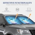 thumbnail image 4 of Fotbe Butterflies And Waterlily In Water 2-Piece Car Windshield Sun Shade | Sun Blocker for Car Windshield | Foldable Automotive Interior Accessories for Sun Protection-Medium, 4 of 7