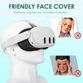 thumbnail image 6 of GAEKOL Silicone Face Cover Compatible with MetaQuest 3,Sweat-Proof Lightproof Non-Slip Washable Replacement Eye Pad,Face Cushion Cover VR Accessories, 6 of 8