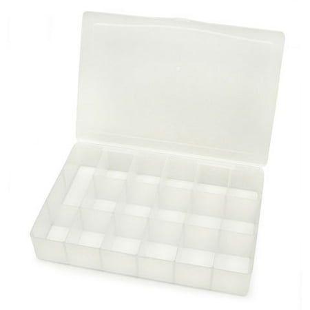 Hobbico Parts Box - Darice Organizer Box Bead 17 Compartment Clear