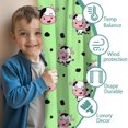 thumbnail image 3 of Blackout Kids Curtains,Green Cow Spot Pattern Childrens Insulated Curtains Set Of 2,Bedroom Essentials,Toddler Room Decor 42x84in(106x213cm), 3 of 5