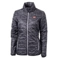 thumbnail image 2 of Women's Cutter & Buck  Black Big 12 Gear Rainier PrimaLoft Eco Insulated Full-Zip Printed Puffer Jacket, 2 of 3