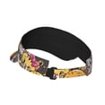 thumbnail image 3 of Xecao Cute Cat Cartoon for Adult Sun Cap offers versatile sun protection with adjustable Velcro for a secure fit., 3 of 8