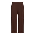 thumbnail image 3 of Scoop Women’s and Women’s Plus Ultimate Scubaknit Seamed Sweatpants, Sizes XS-4X, 3 of 5