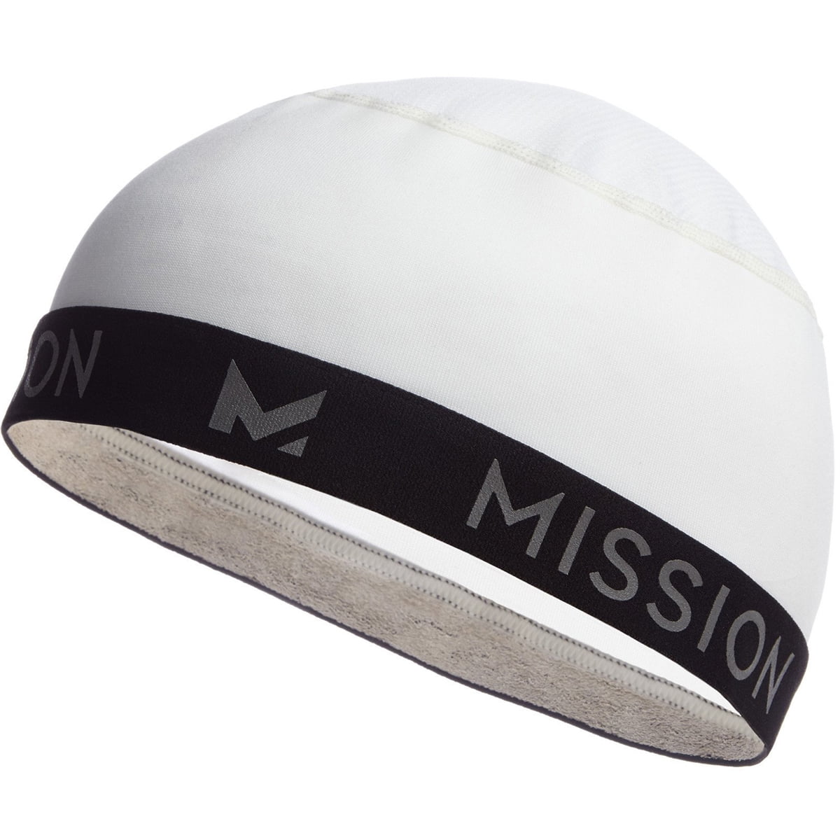 Mission VaporActive Cooling Skull Cap Jet Black Sweat Activated One Size