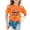 Orange, variant on Rhuody Girl Easter T Shirts Round Neck Tops Short Sleeve Shirts Bunny Prints Tee Adorable Wear 12-13 Years Yellow
