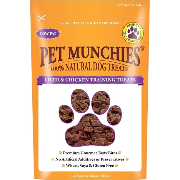 Pet Munchies - Snacks de Adiestramiento para Perros - Pack de 8 (Marrón)