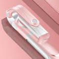thumbnail image 4 of Selfie Stick, Selfie Stick Extensible con Control Remoto Inalámbrico Y Soporte para , Portátil, Liviano, El Diseño de Tamaño de Bolsillo Es Fác - Rosa blanco Sunnimix Trípode para selfies, 4 of 6