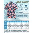 thumbnail image 4 of Tropical Floral Hawaiian Shirt, Pink Floral Beach Shirt, Vintage Summer Aloha Shirt, Tropical Hibiscus Print Hawaiian Shirt, Summer Vacation Shirt for Men & Women, 4 of 8