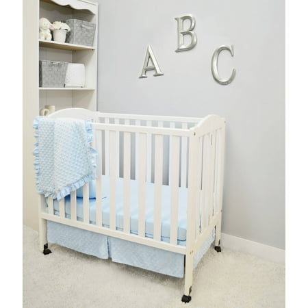 American Baby Company Heavenly Soft Minky Dot 3-Piece Mini ...